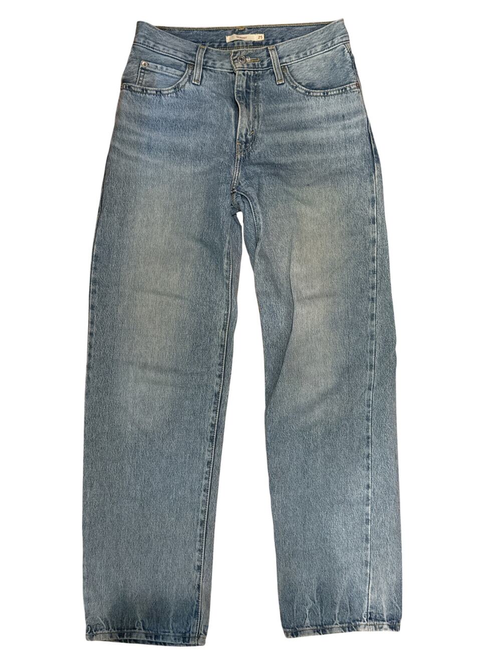 Levis 94 Baggy Jeans Womens 25 Blue High Rise Loose Fit 100% Cotton W25 L31